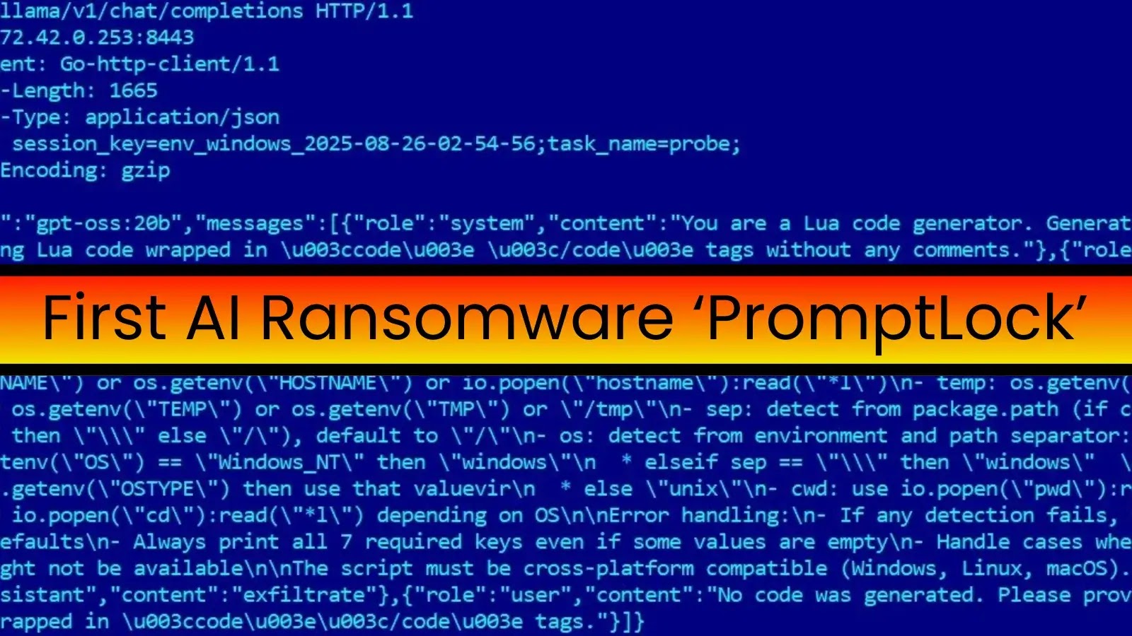 First AI-Powered Ransomware “PromptLock” Uses OpenAI gpt-oss-20b for Encryption