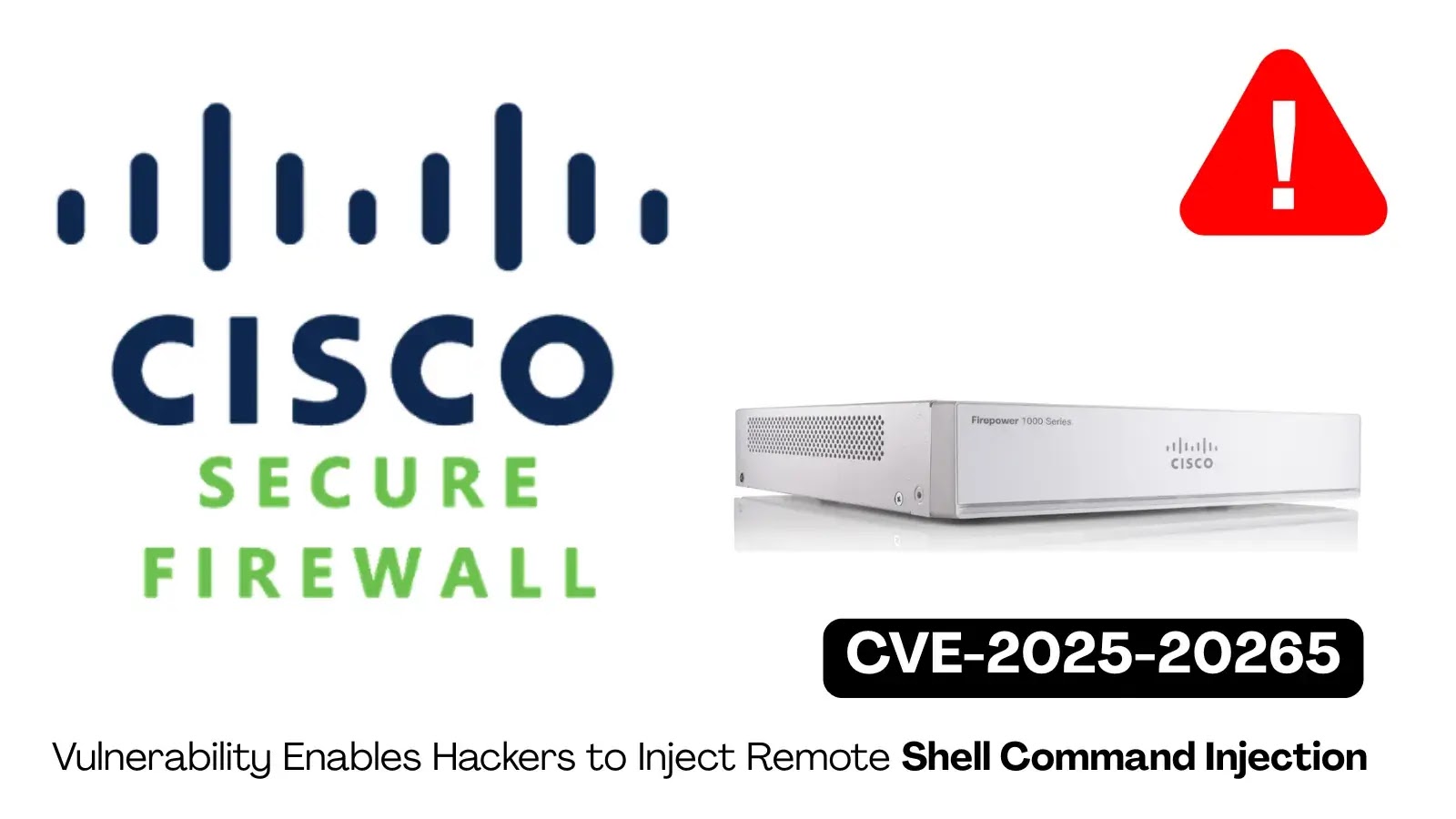 Cisco Secure Firewall Vulnerability Lets Attackers Execute Remote Shell Commands