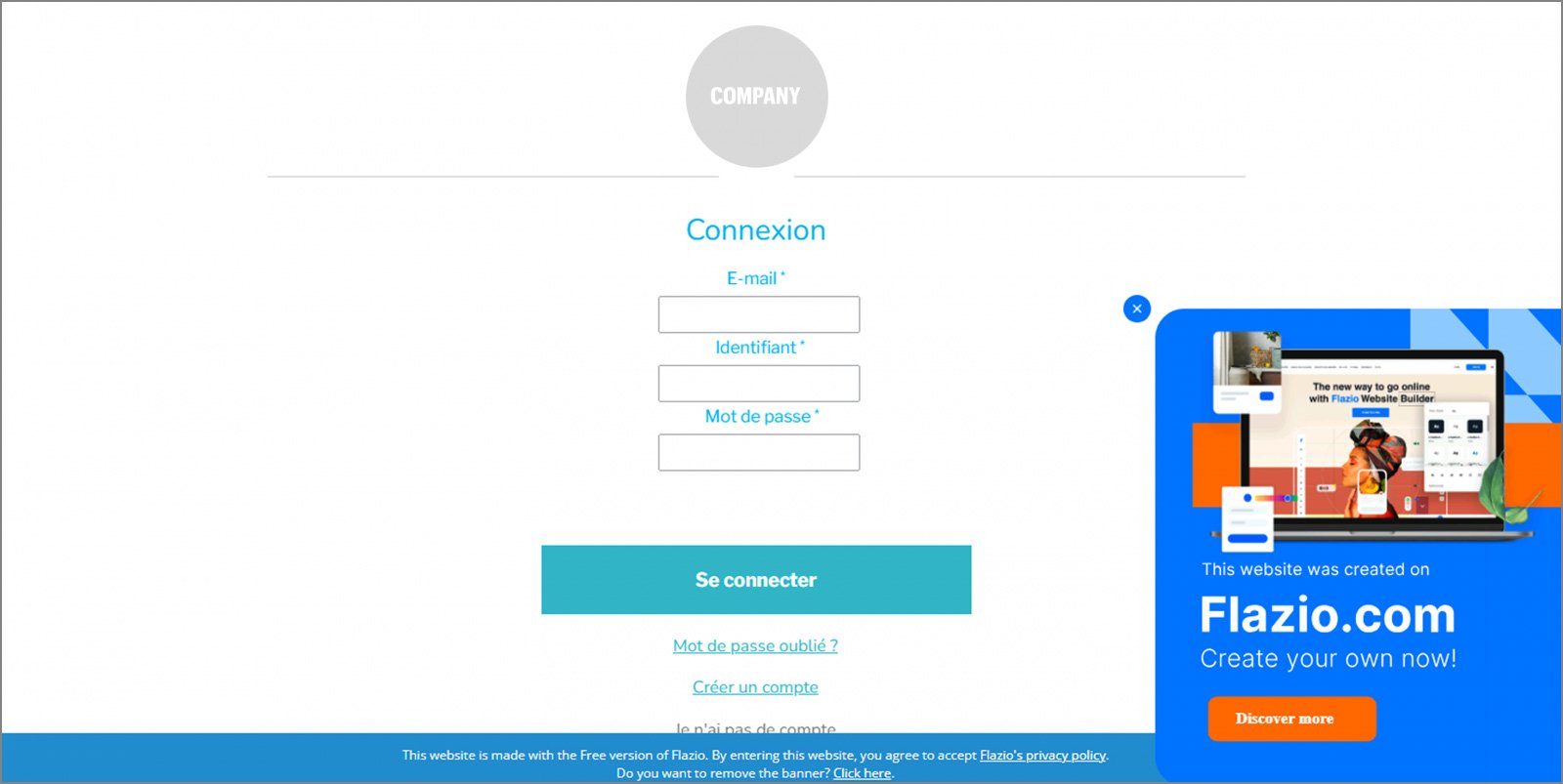 O site de phishing imitando o portal original